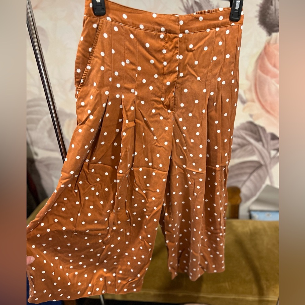 Anthropologie Rust color, Large, Wide Leg Pant